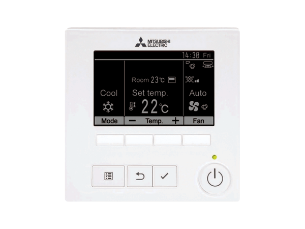 Mitsubishi Electric Wired Backlit Controller PAR-41MAA